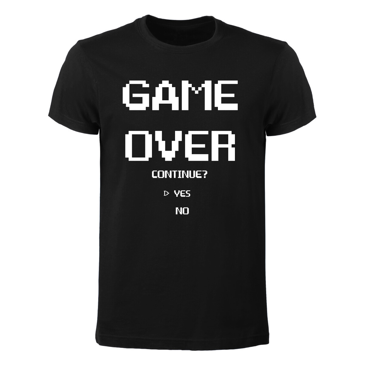 T-shirt Uomo - Game Over! Continue? Yes/No