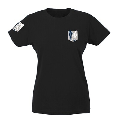 T-shirt Donna - Attack on titan - corpo di ricerca - survey corps