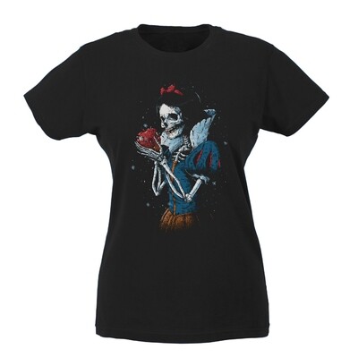 T-shirt Donna - Biancaneve Skull