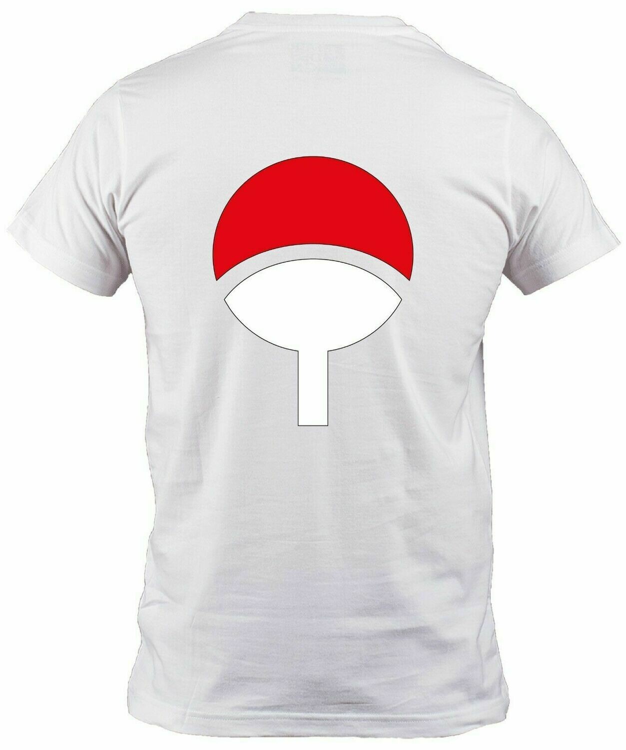 T-shirt Personalizzata Uchiha Naruto, COLORE: Bianco