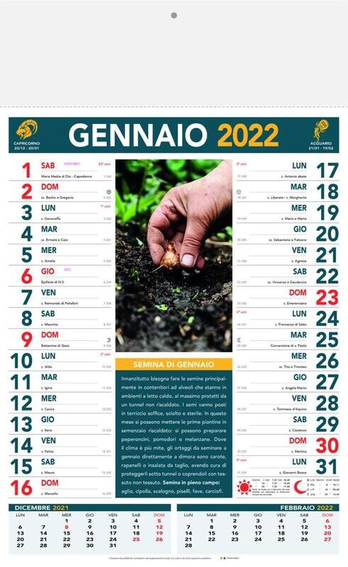 MENSILE ILLUSTRATO 12 fogli