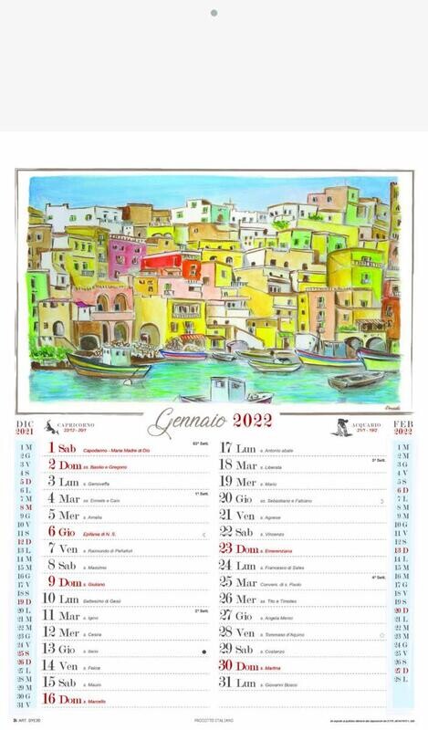 MENSILE ILLUSTRATO 12 fogli