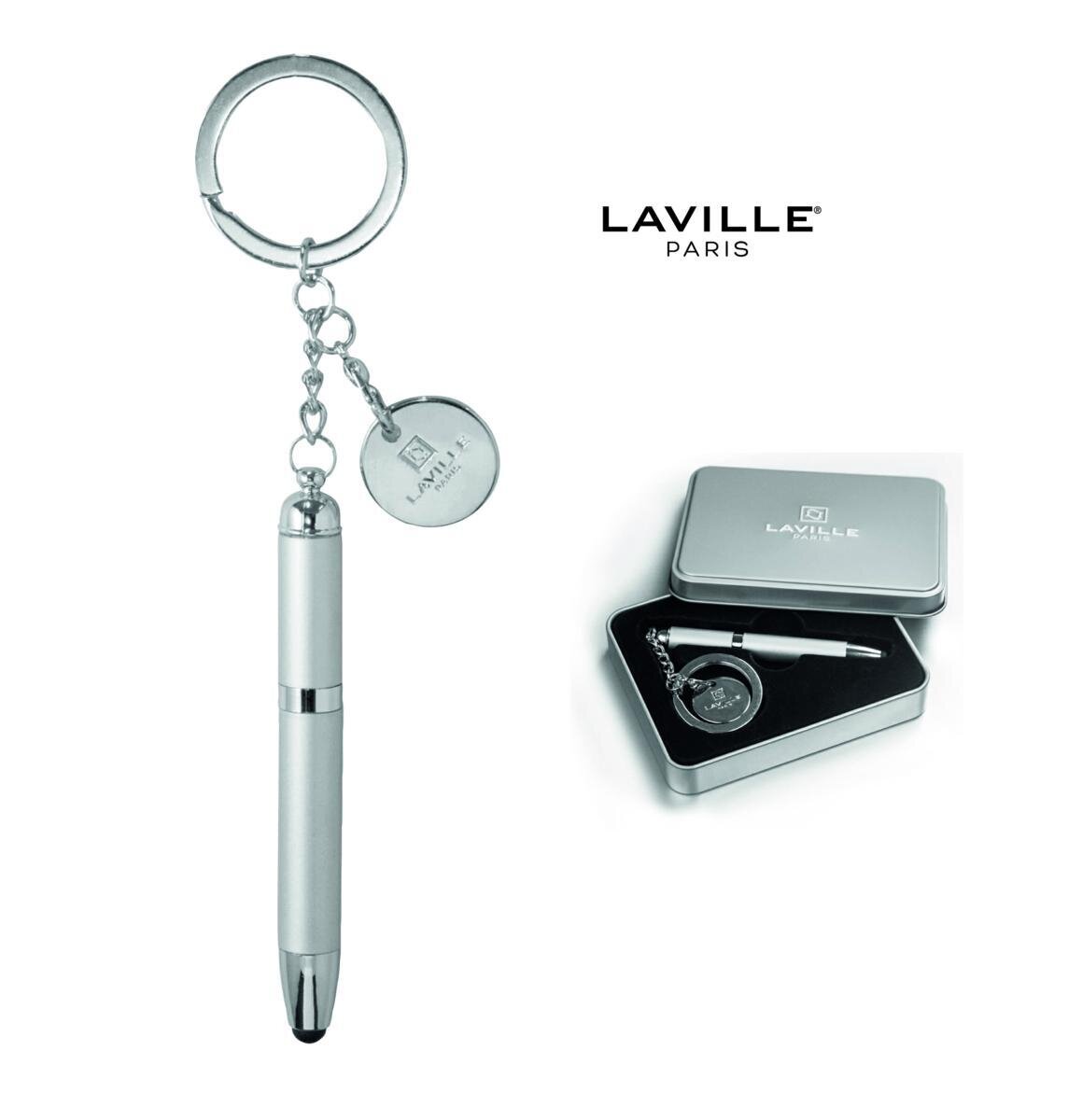 PENNA MULTIFUNZIONEIN METALLO 4IN1 LAVILLE PARIS (Prezzo singolo  8.20€)