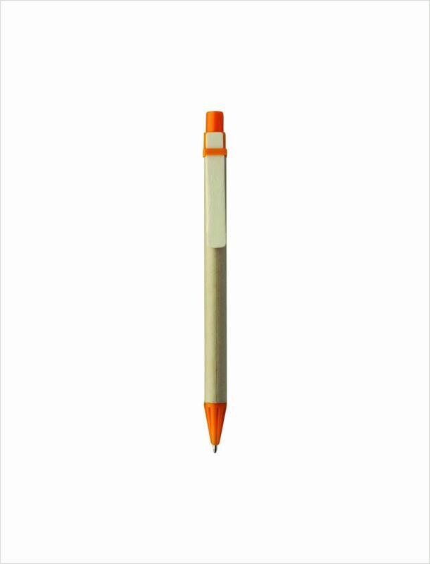 Penna sfera in cartone biodegradabile MADRID (Prezzo singolo  0.52€)