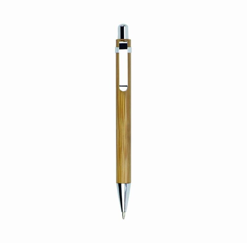 penna a sfera in Bamboo particolari in metallo (Prezzo singolo  1.08€)