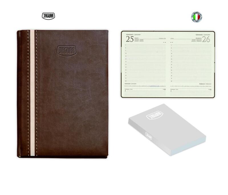 AGENDA GIORNALIERA IN VIVELLA TERMOVIRANTE JAGUAR 17X24