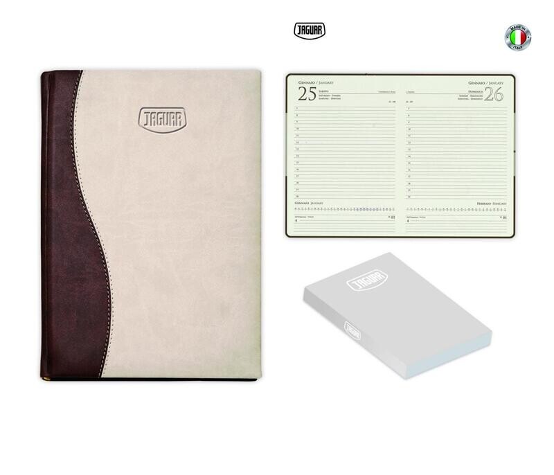 AGENDA GIORNALIERA IN VIVELLA TERMOVIRANTE JAGUAR 17X24