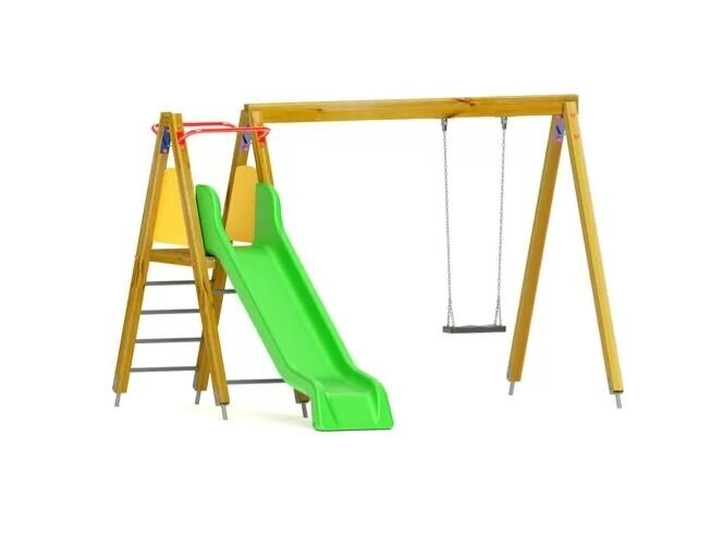 Scivolo quo con altalena