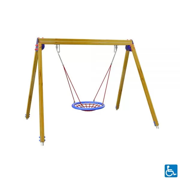 Altalena Carol con 1 sedile inclusivo cesto