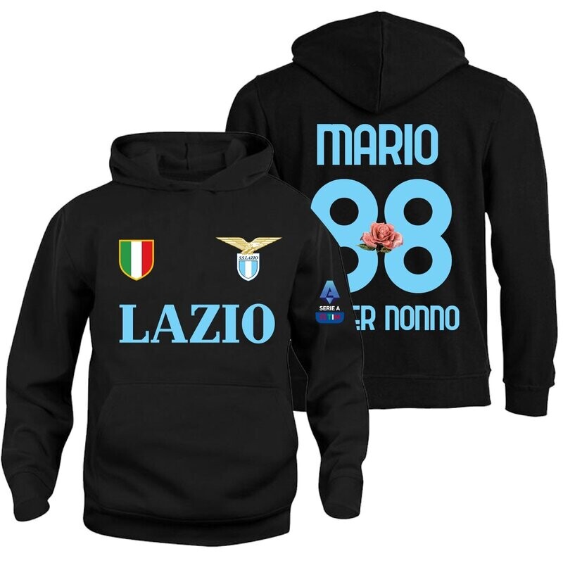 Felpa LAZIO PERSONALIZZATA Felpa LAZIO PERSONALIZZATA
