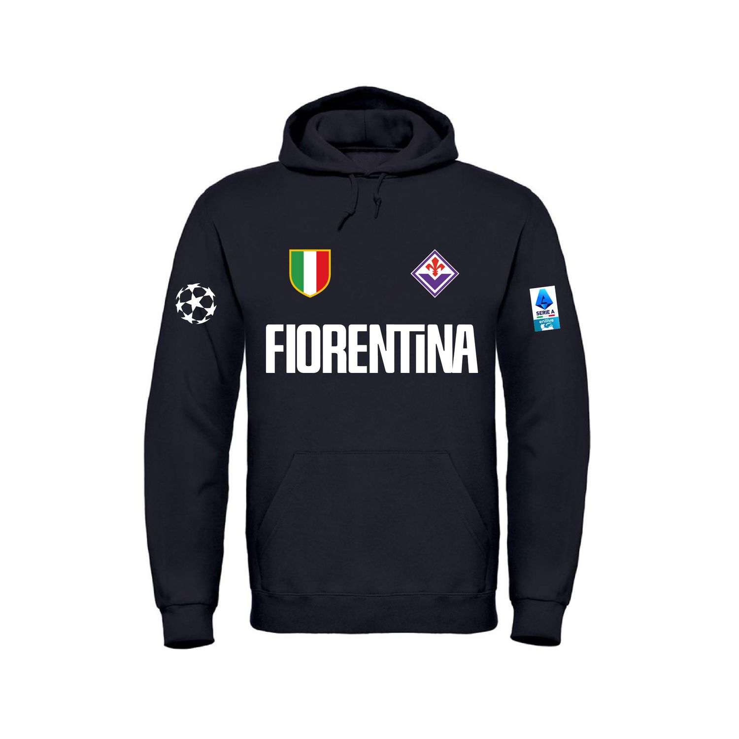 Felpa Fiorentina Ultras, COLORE: NERO
