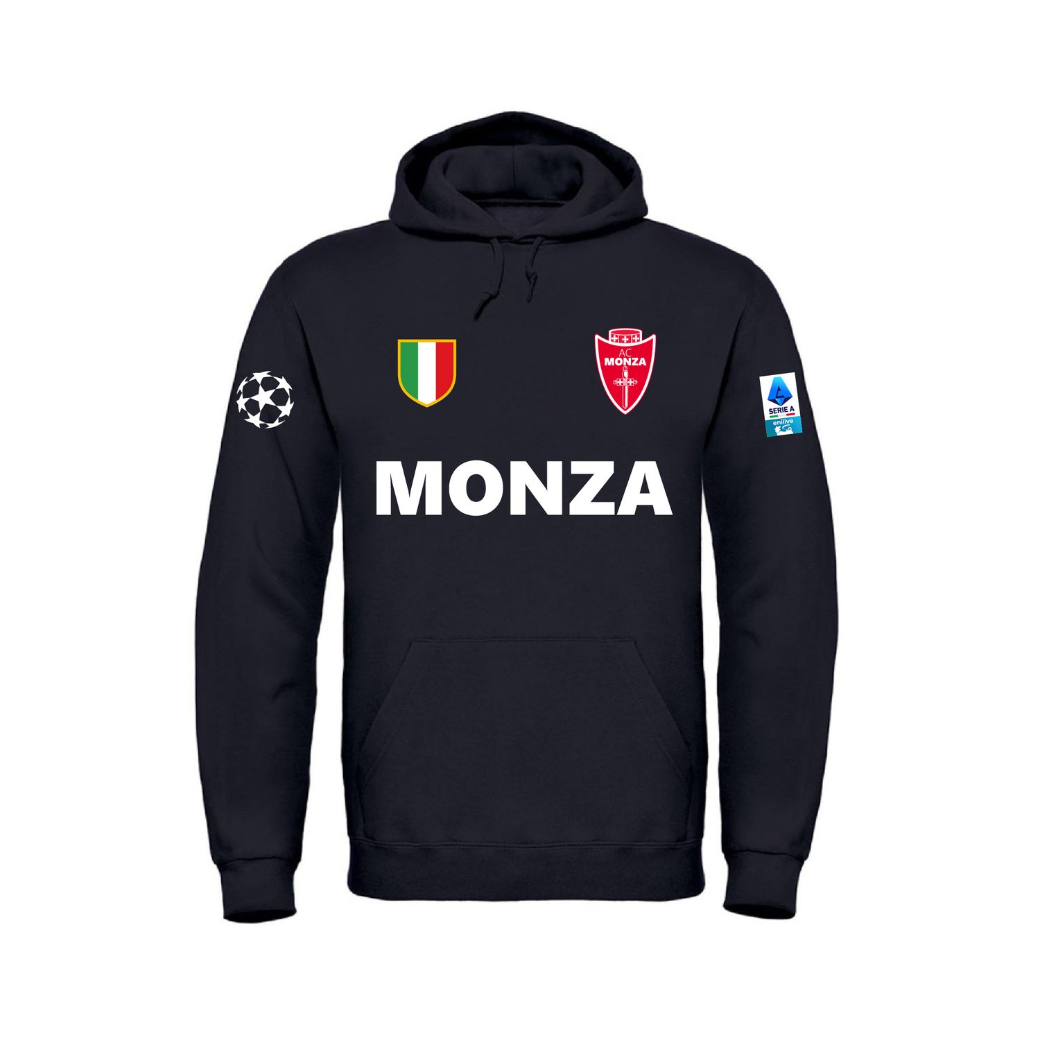 Felpa Monza Ultras, COLORE: NERO