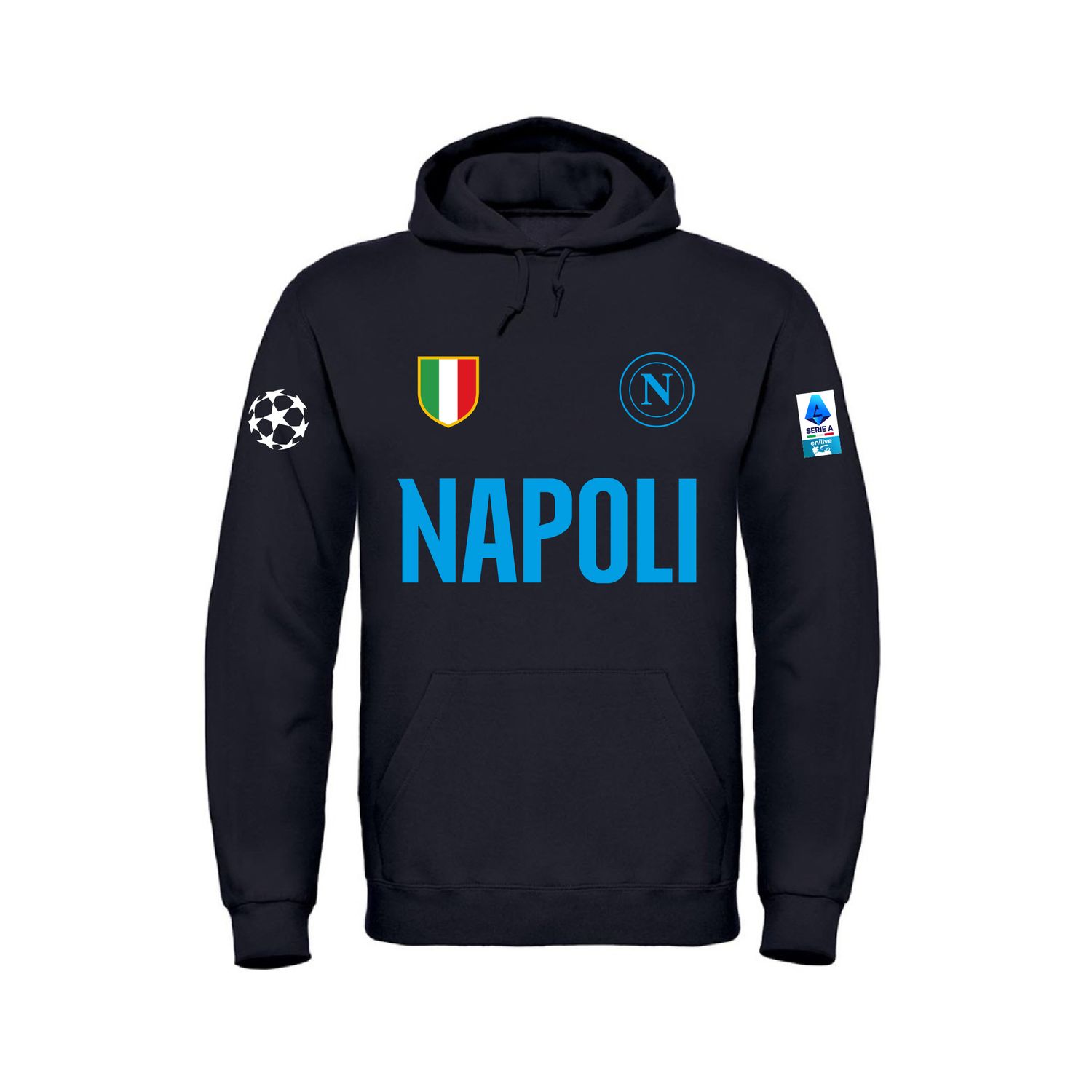Felpa Napoli Ultras Felpa Napoli Ultras, COLORE: NERO