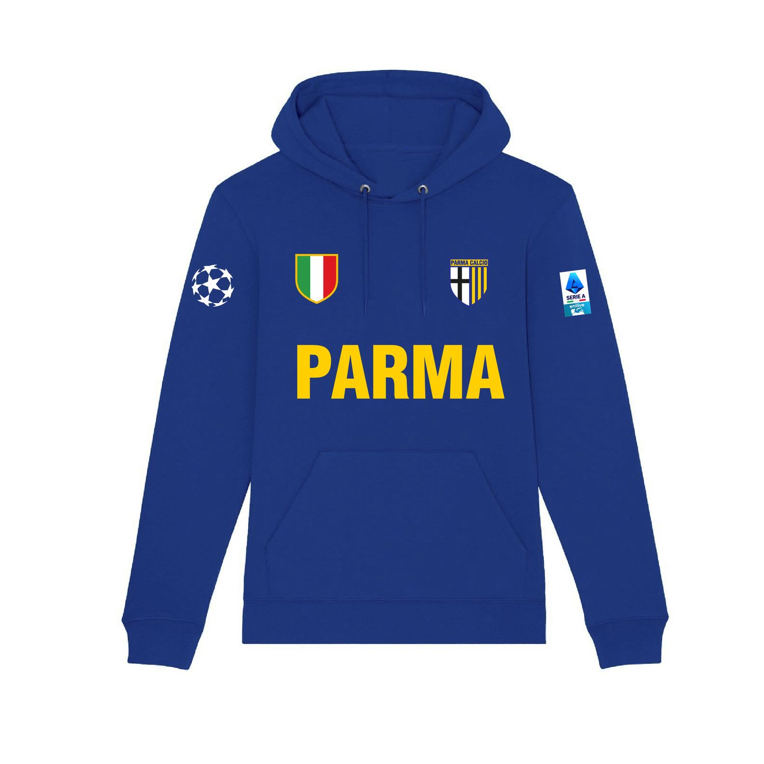 Felpa Parma Ultras, COLORE: BLU ROYAL