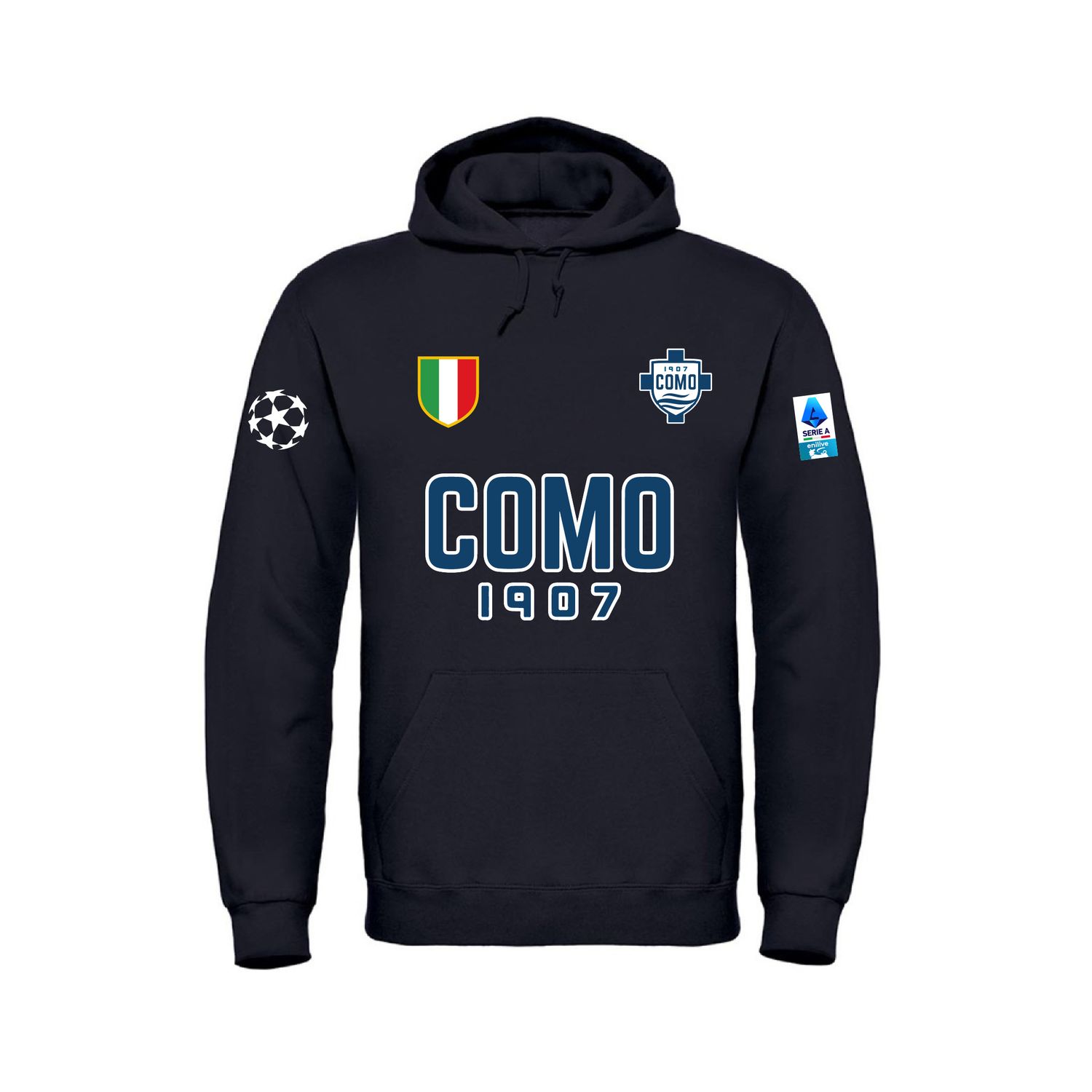 Felpa Kids Como Ultras, COLORE: NERO