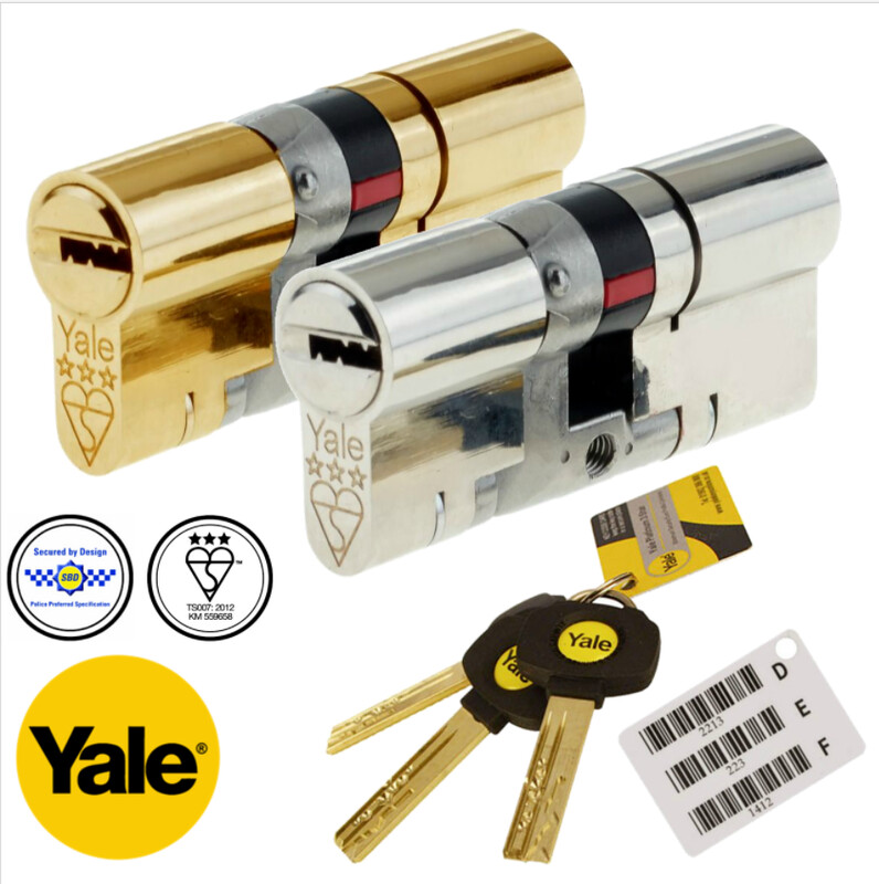 Yale Platinum TS007 3 Star Euro Cylinder