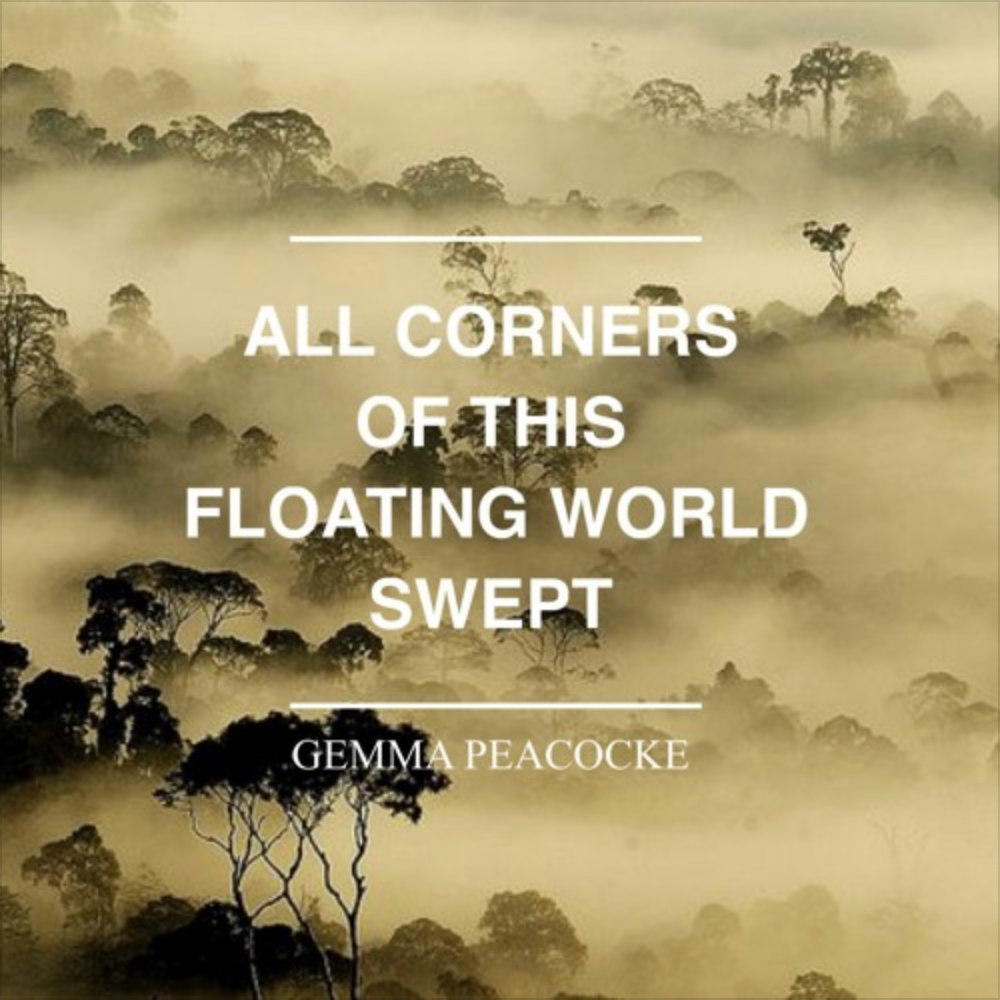 All Corners of this Floating World, Swept for percussion trio (hard copies - score and parts)