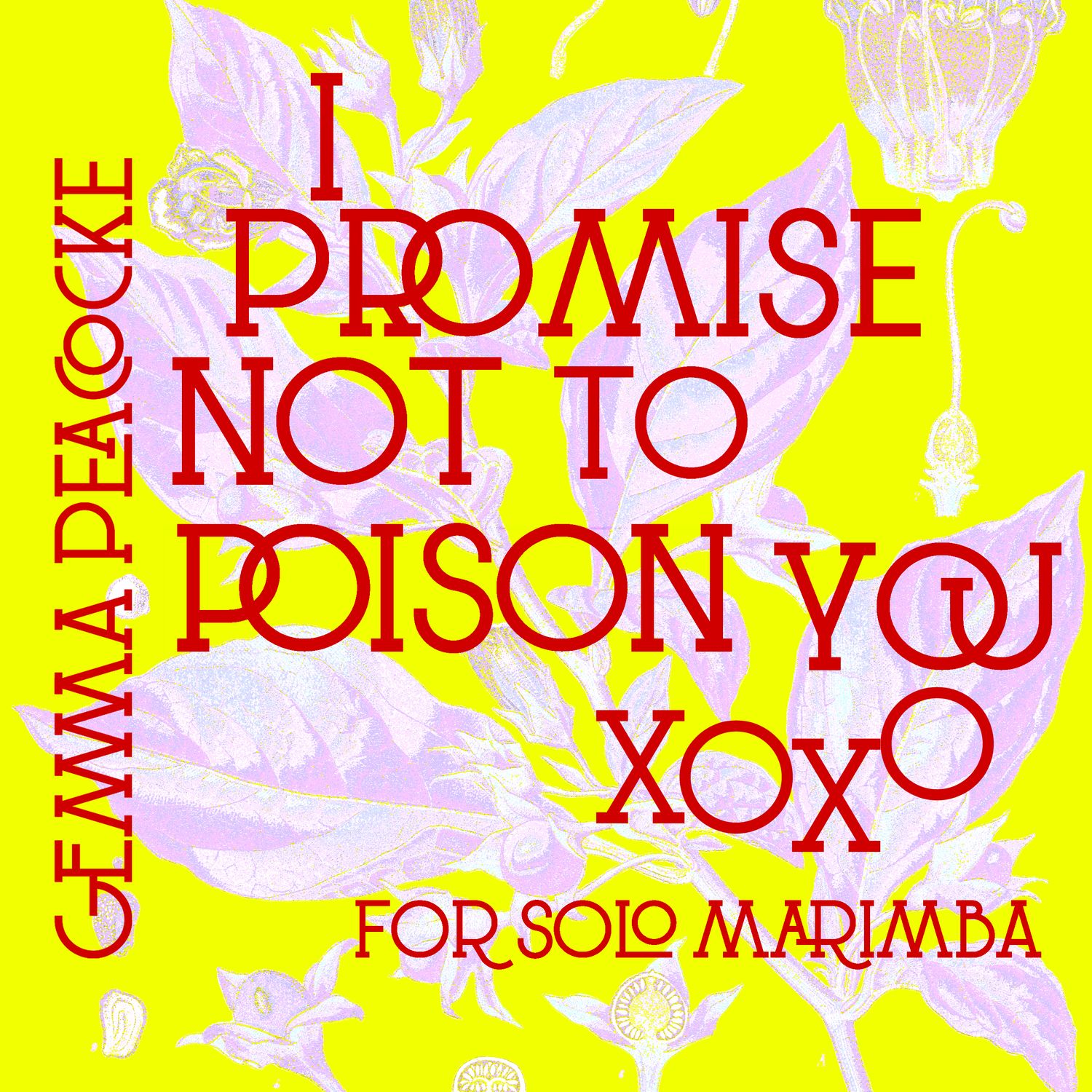 I Promise Not to Poison You xoxo