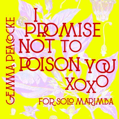 I Promise Not to Poison You xoxo