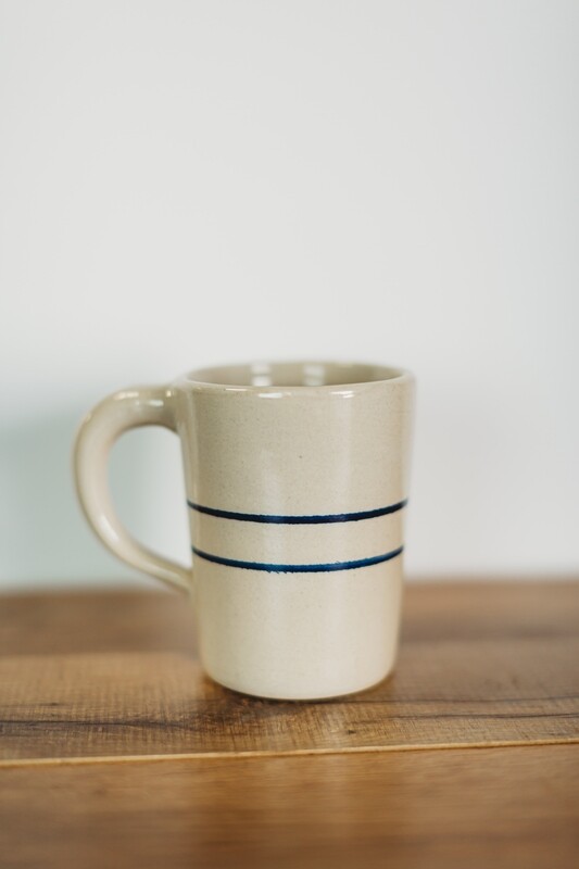 Tumbler Mug Blue Stripe