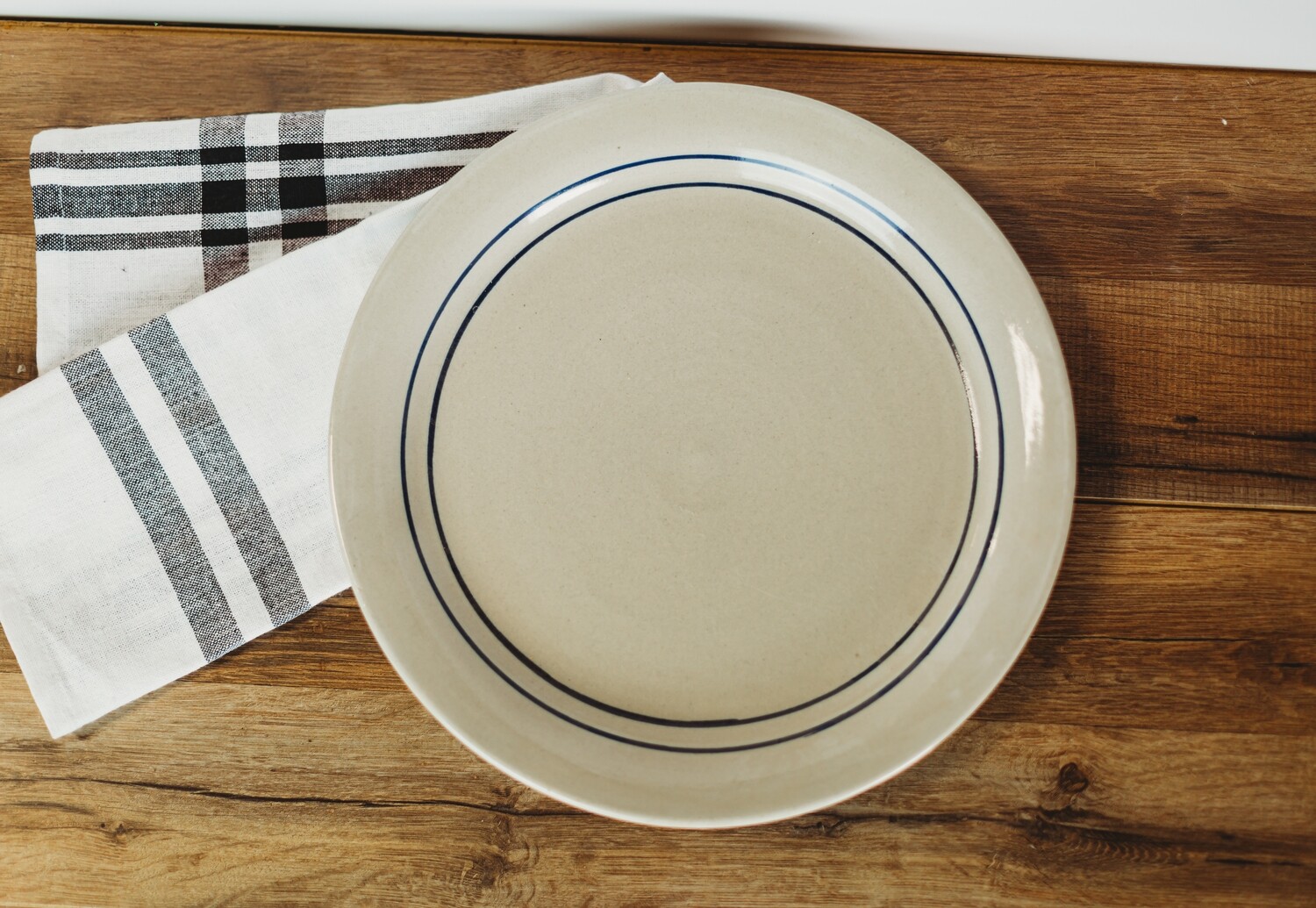 Dinner Plate Blue Stripe Dinner Plate Blue Stripe