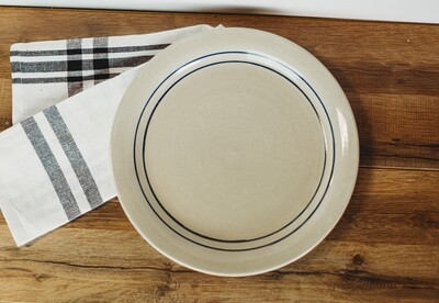 Dinner Plate Blue Stripe