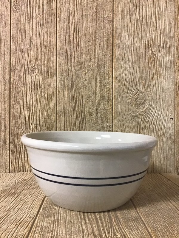 8" Bowl Blue Stripe