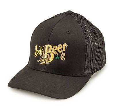LBC Black Logo Trucker Hat