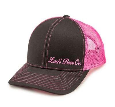 LBC Pink Script Trucker Hat