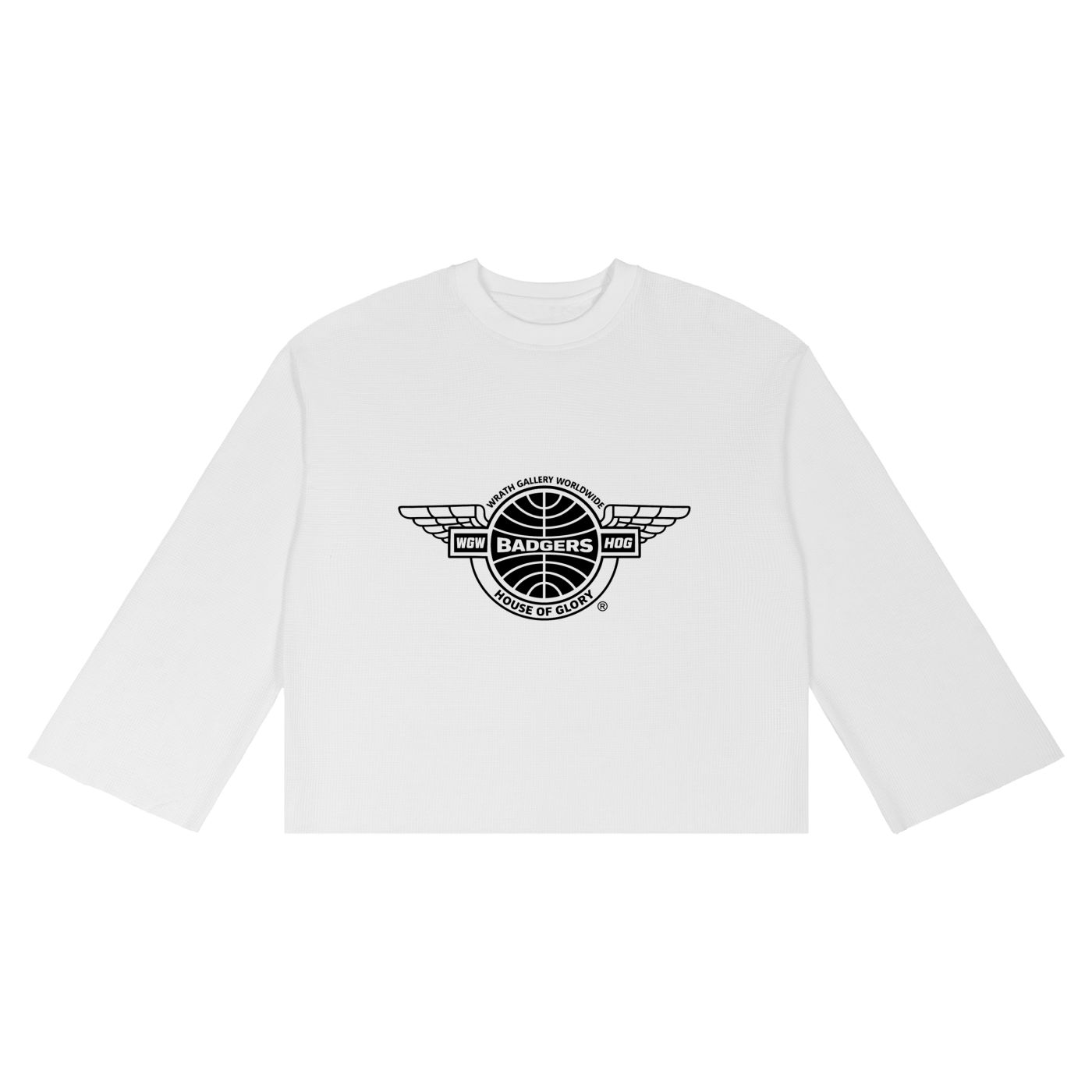 Badgers - Waffle Raw Edge T-Shirt