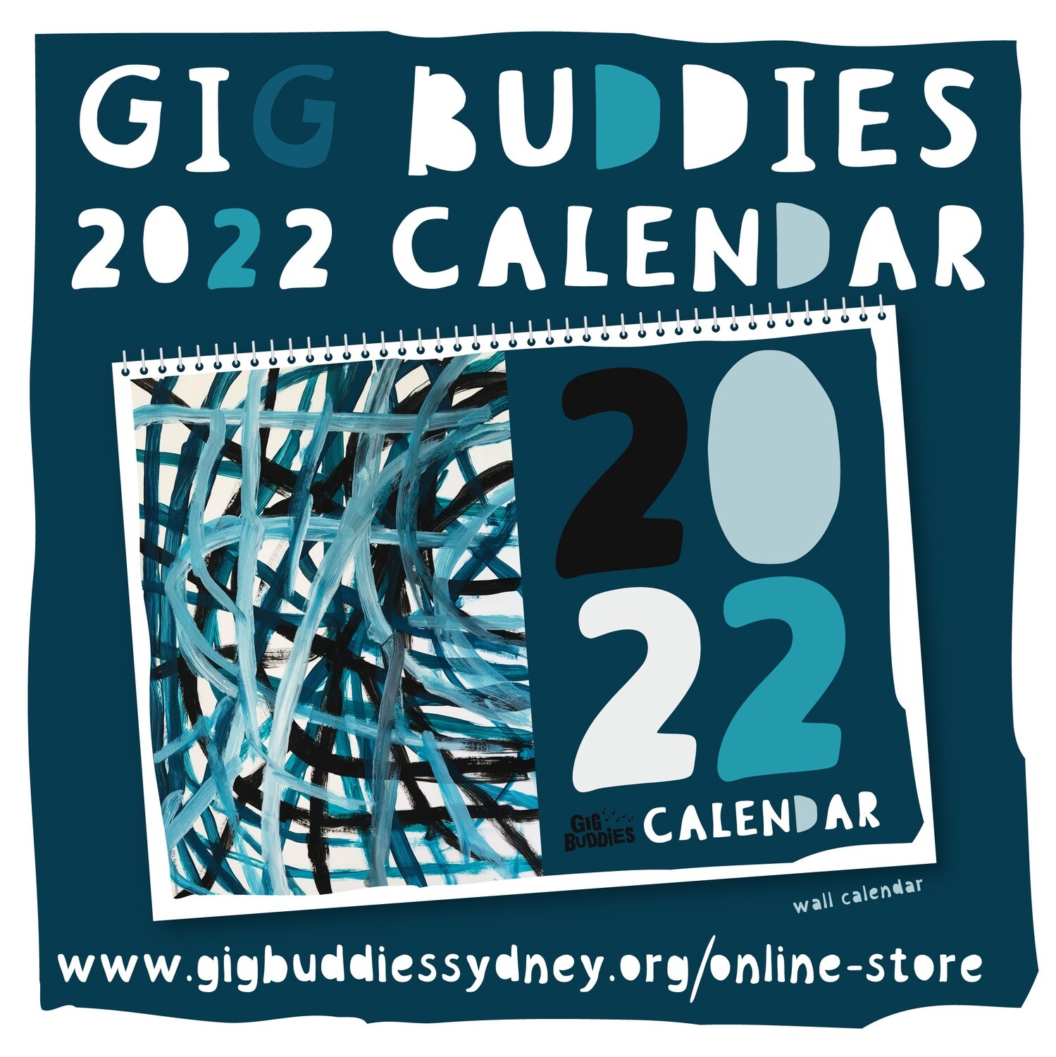 Gig Buddies 2022 WALL Calendar