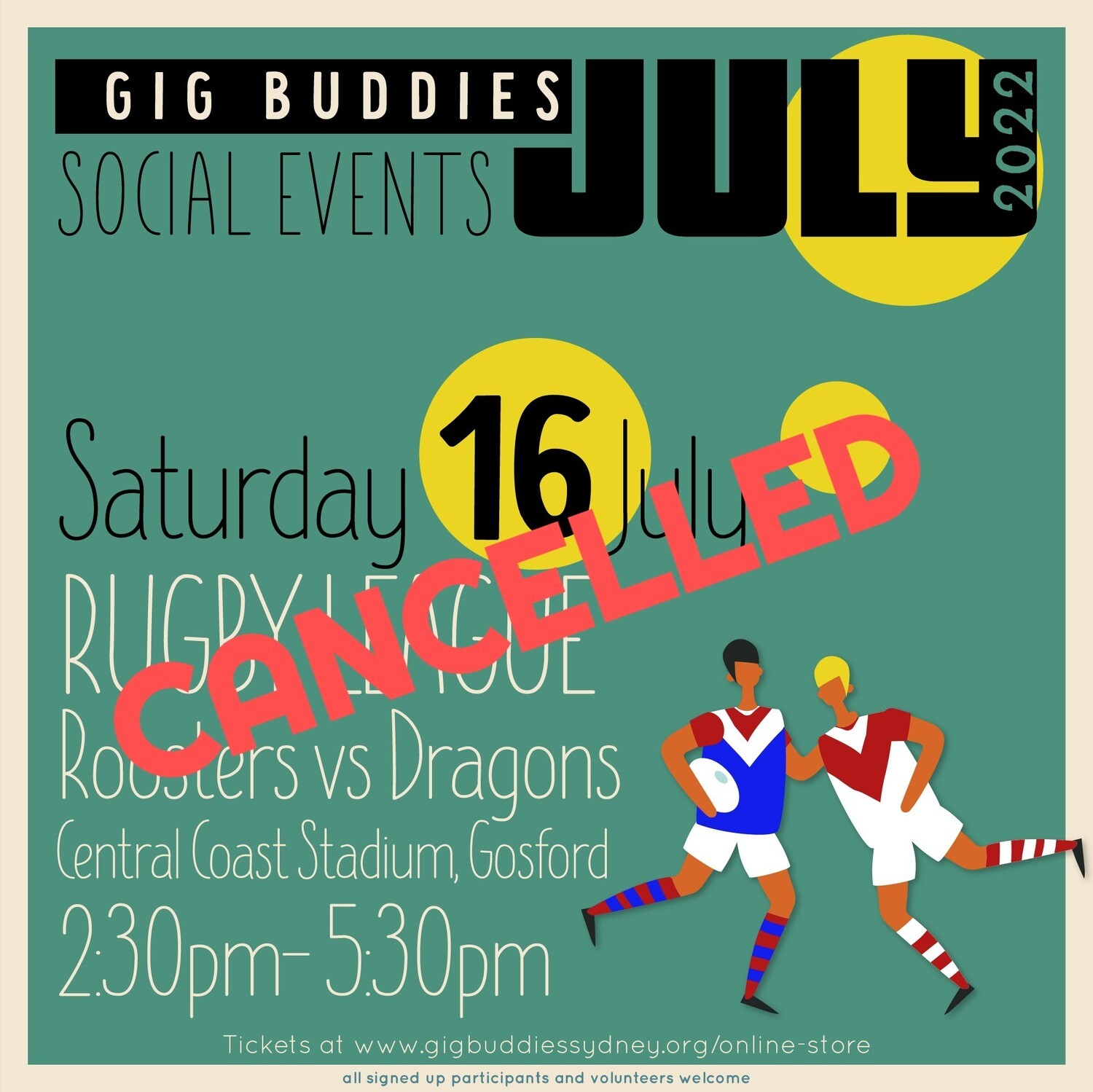 Rugby League @ Central Coast Stadium - Sydney Roosters v St George Illawarra Dragons, Saturday 16 July