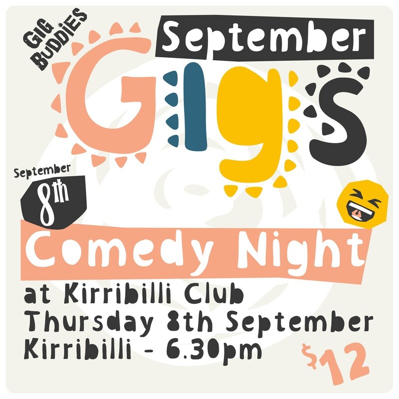 Comedy night @ Kirribilli Club - Thursday 8 September