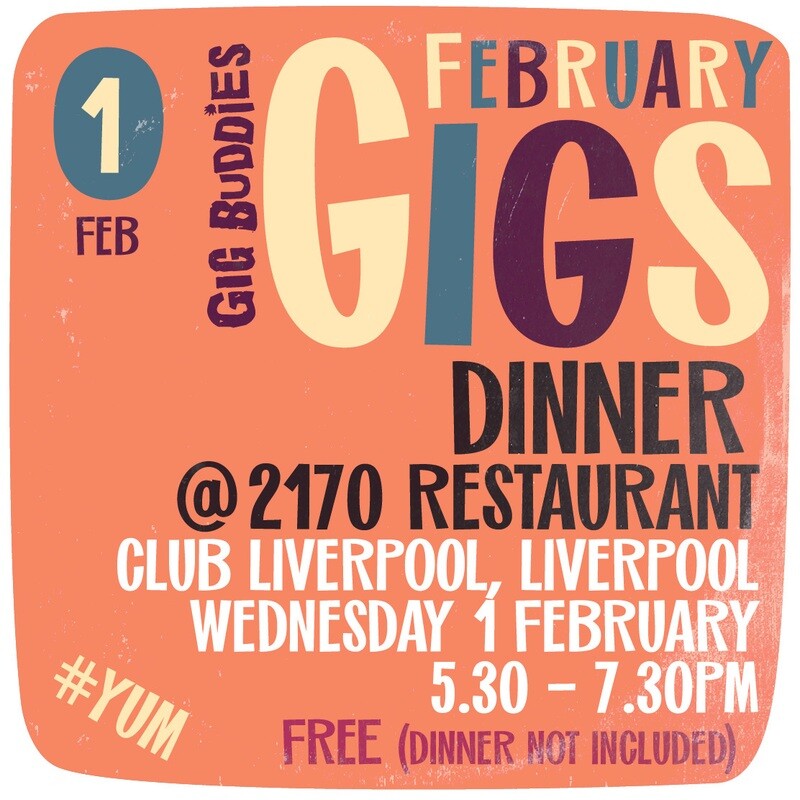 Dinner @ 2170 Restaurant, Club Liverpool - Wednesday 1 February