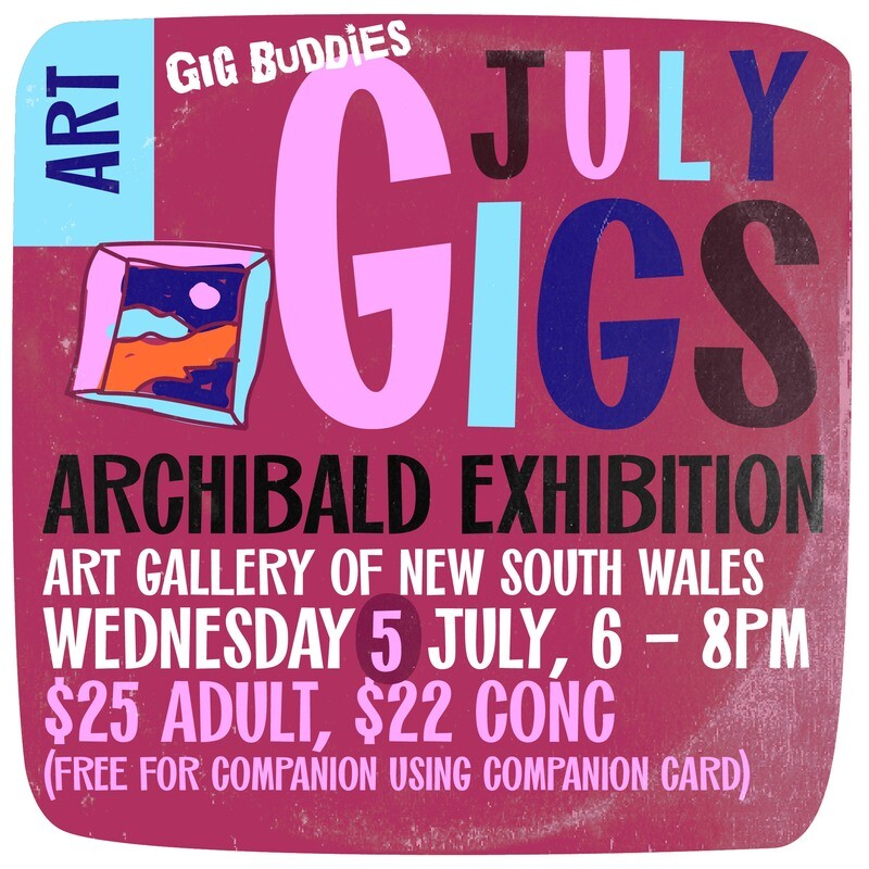 Archibald Exhibition @ AGNSW  - Wednesday 5th July