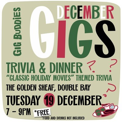 Classic holiday movies trivia @ The Golden Sheaf - Tuesday 19 December