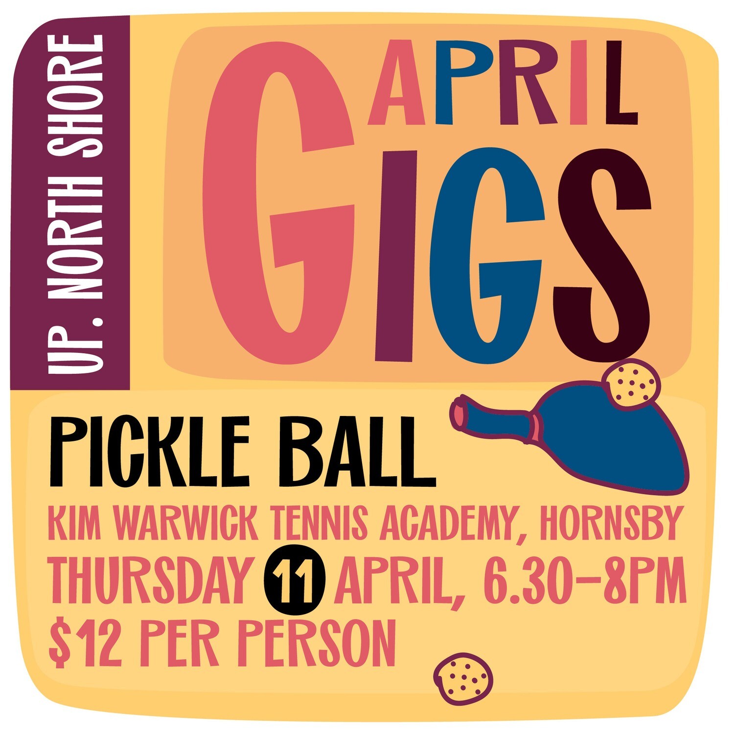 Pickleball Hornsby Thursday 11 April
