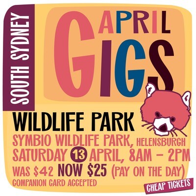 Gig Buddies @ Symbio Wildlife Park - Saturday 13 April