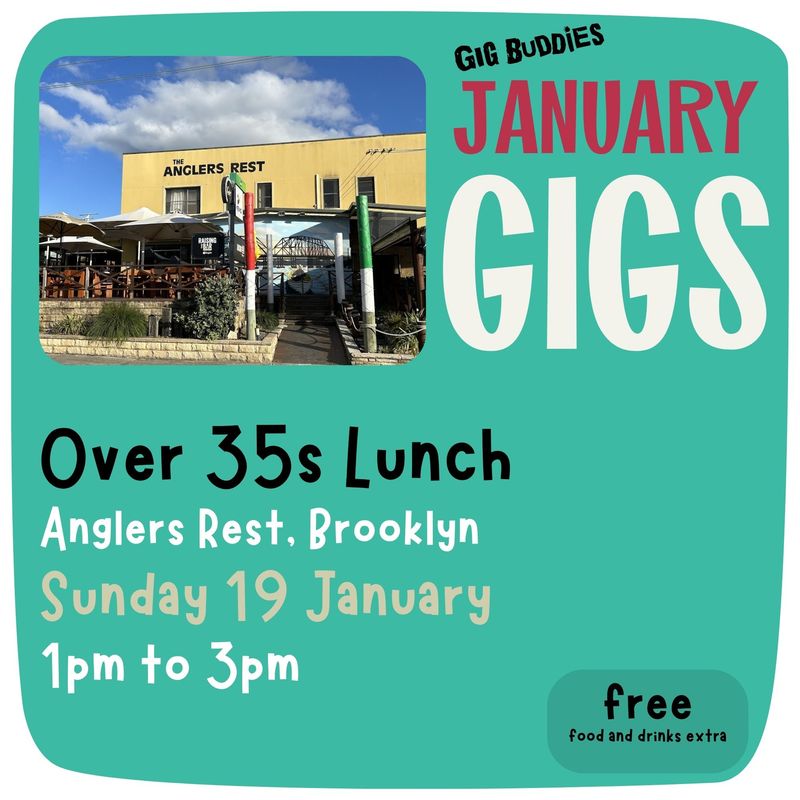 Over 35s lunch @ Anglers Rest, Brooklyn - Sunday 19 January