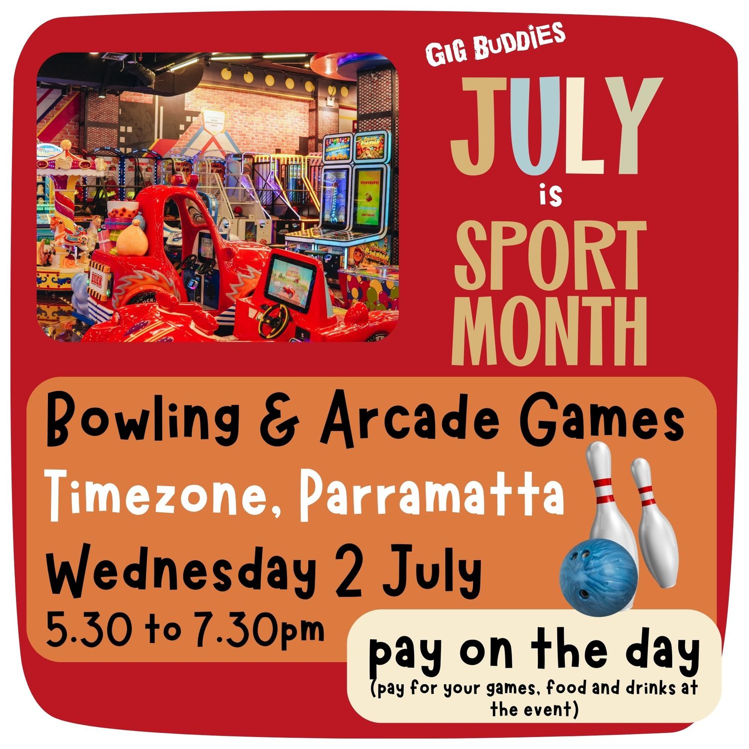 Arcade and Bowling @ Timezone Parramatta - Wednesday 2 July