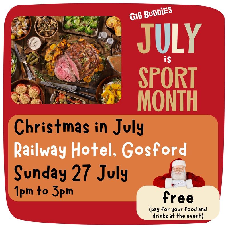 Christmas in July @ Railway Hotel, Gosford - Sunday 27 July