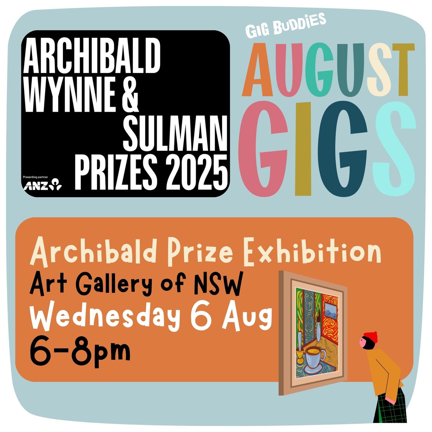 Archibald Prize Exhibition @ AGNSW - Wednesday 6 August