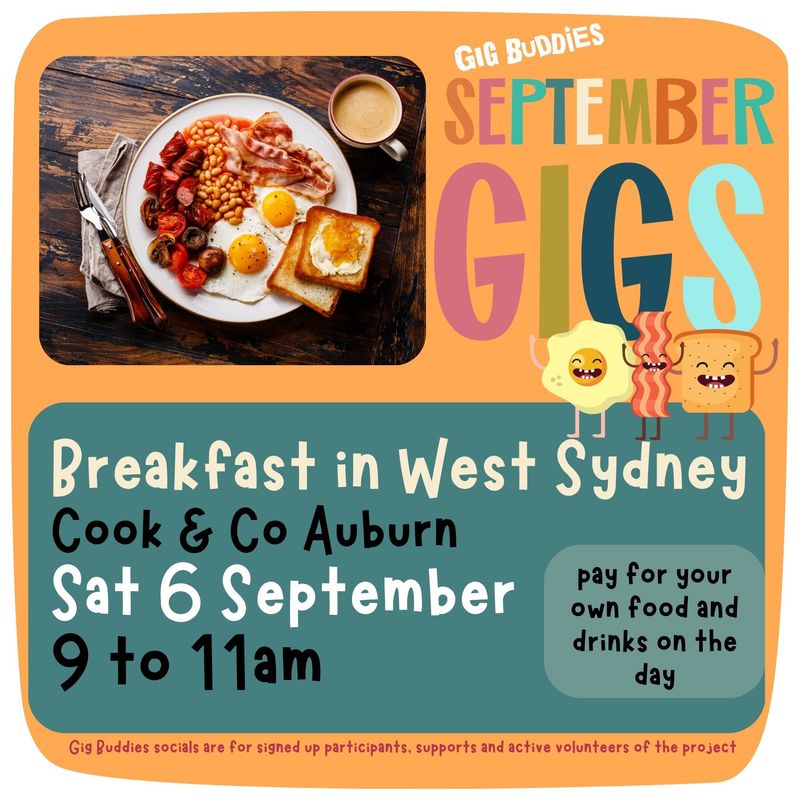 Breakfast @ Cook and Co Auburn - Saturday 6 September