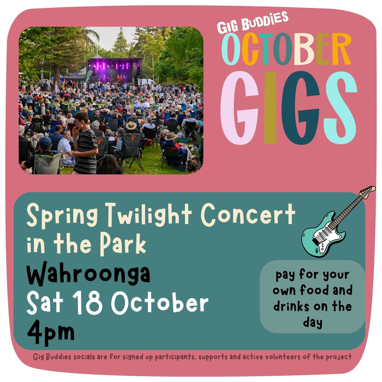 Spring Twilight Concert in the Park, Wahroonga - Saturday 18 October