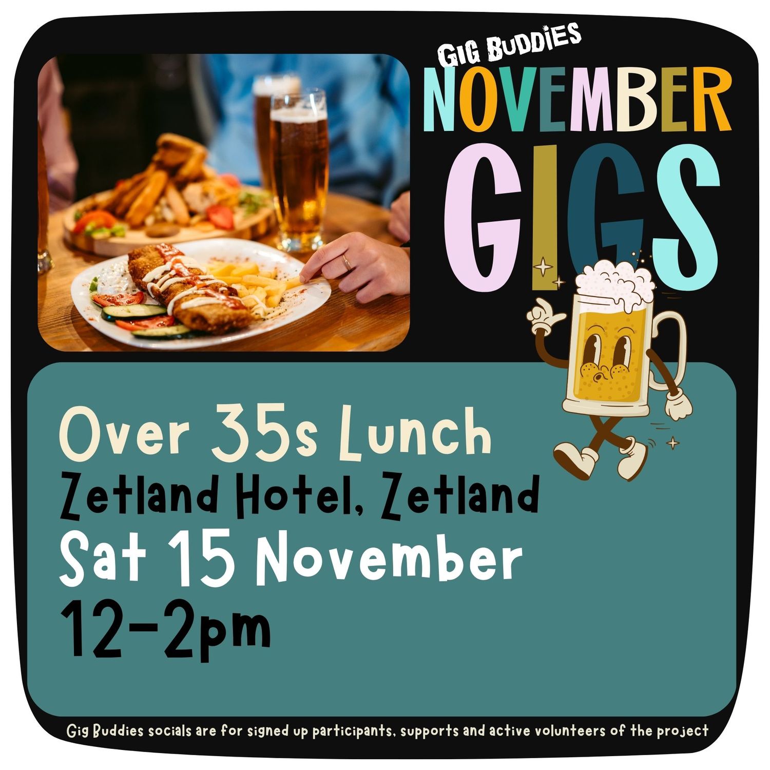 Over 35s Lunch @ Zetland Hotel - Saturday 15 November