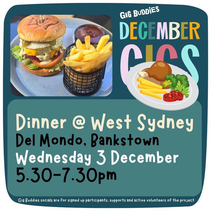 Dinner @ Del Mondo Bankstown - Wednesday 3 December