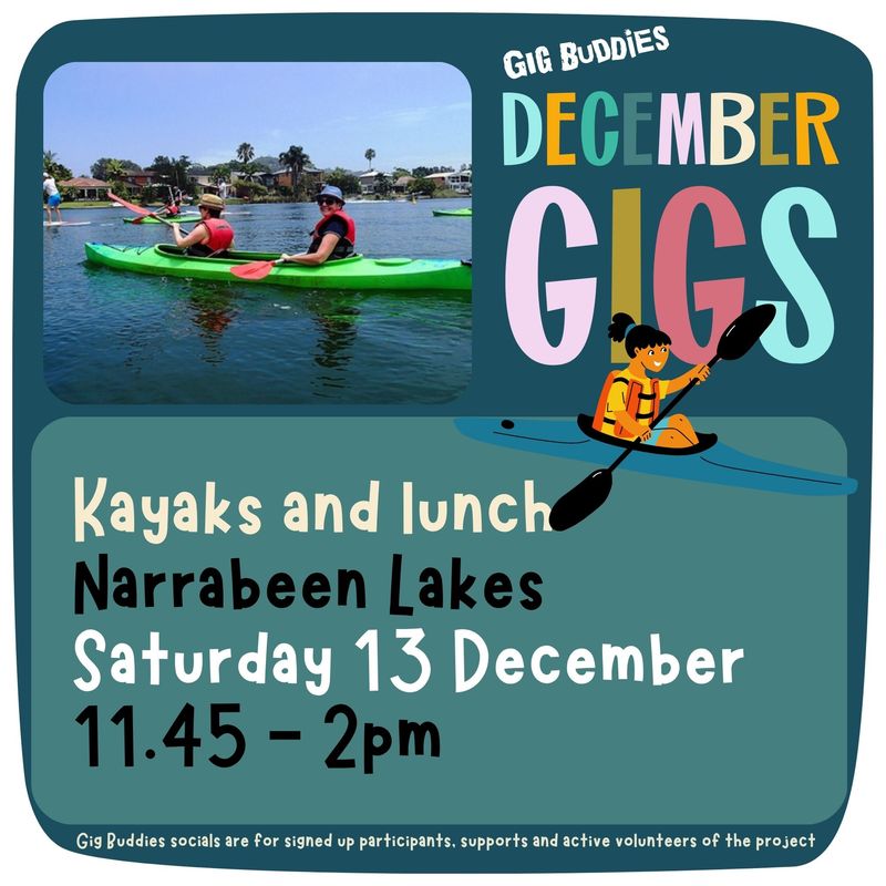 Kayaks and lunch @ Narrabeen - Saturday 13 December