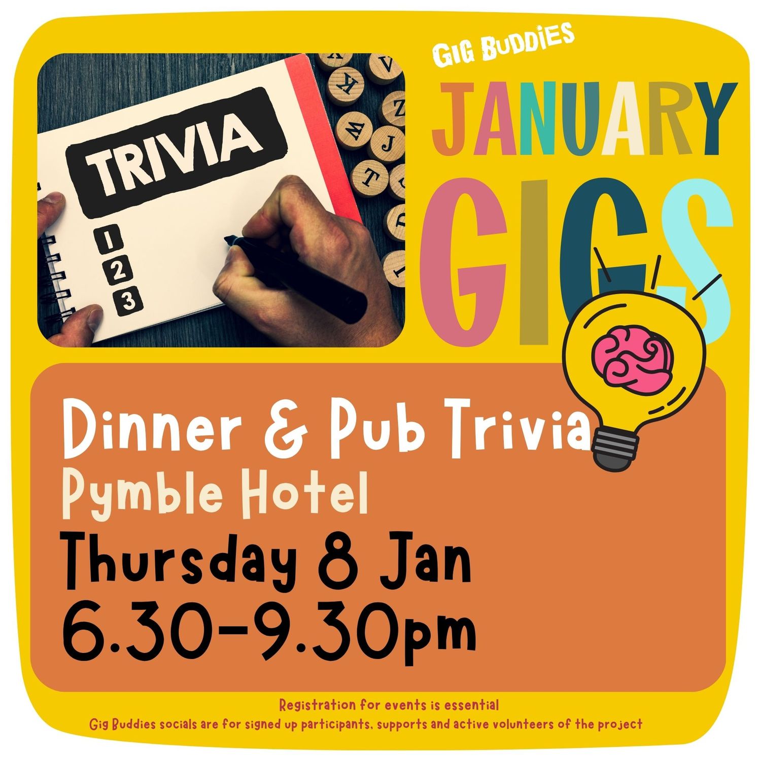 Dinner and pub trivia @ Pymble - Thursday 8 January