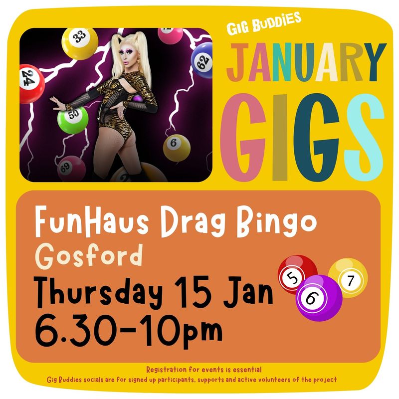 FunHaus Drag Bingo @ Gosford - Thursday 15 January