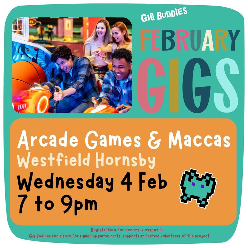 Arcade games and Maccas @ Hornsby - Wednesday 4 February